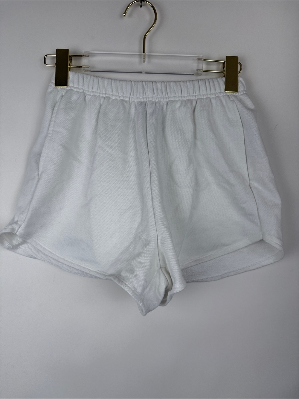 Wild Fable Mid-rise Fleece White Pull On Lounge Shorts Size Small